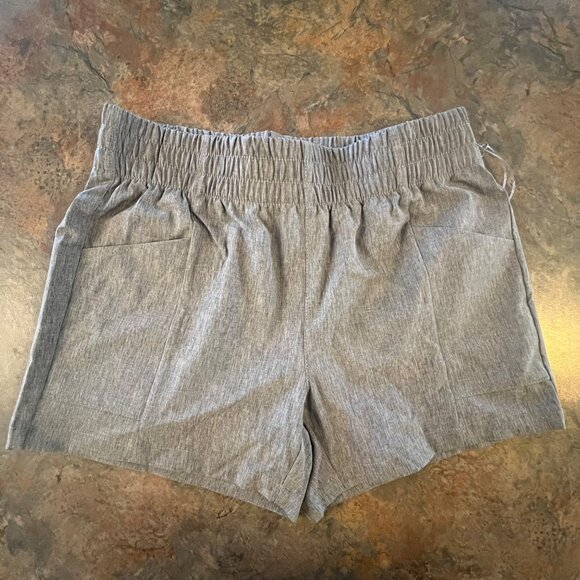 Kyodan Girls Grey Mix Elastic Waist Shorts Medium - Picture 1 of 9